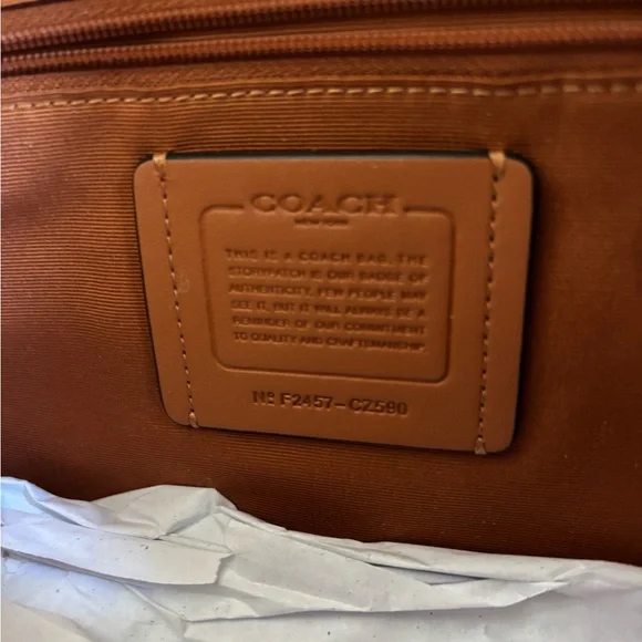 NWT💃Coach Rowan Satchel/Crossbody Bag In Signature Canvas With Floral Print - Picture 6 of 10